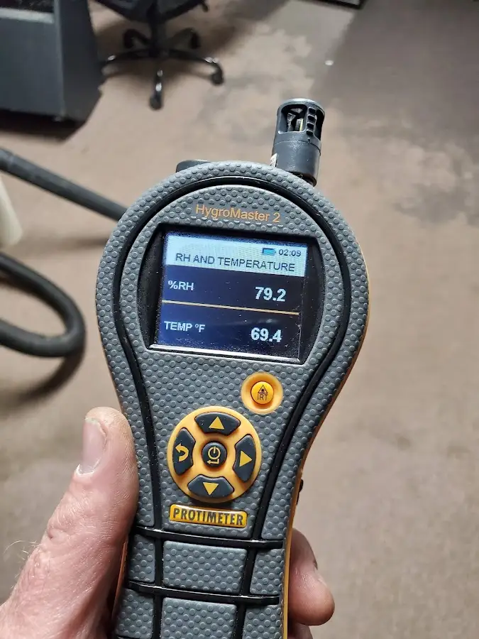 Moisture meter humidity assessment for Fire & Smoke Damage Restoration in Pike Creek