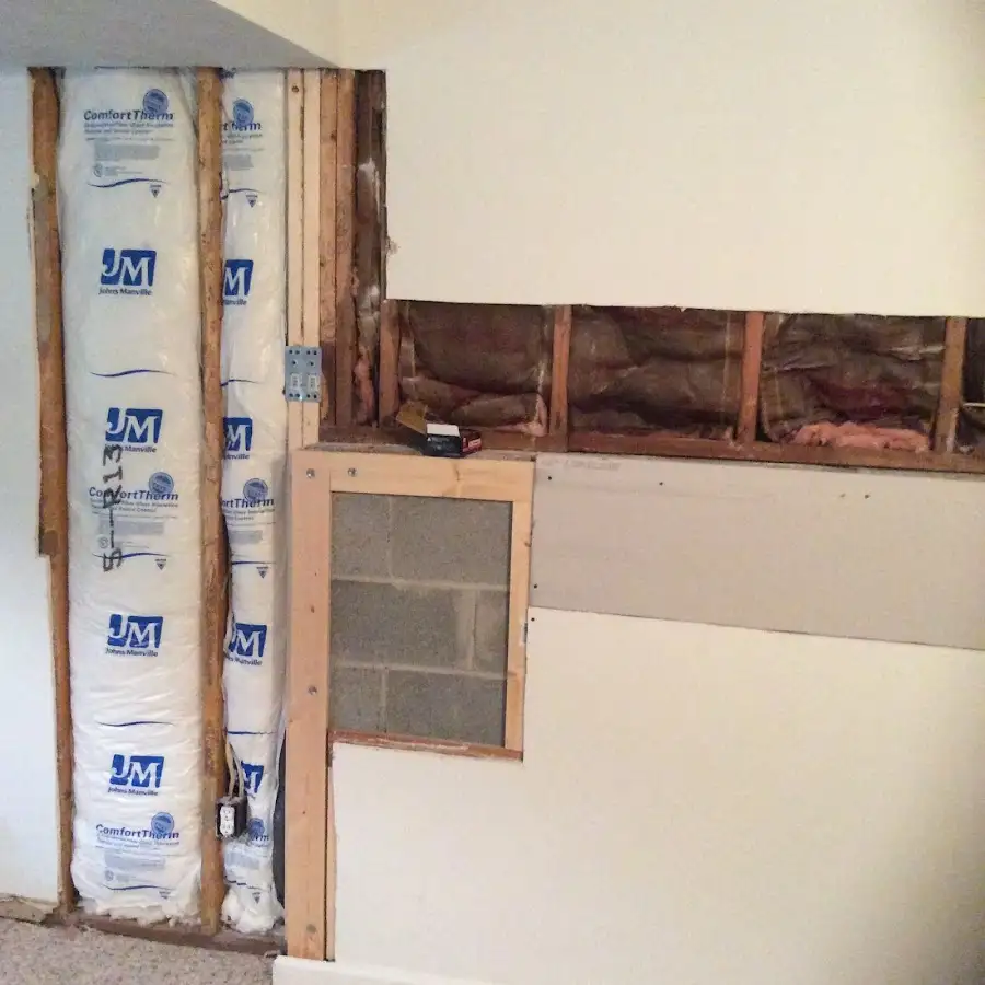 Wall insulation replacement during Odor Removal & Deodorization in Pike Creek